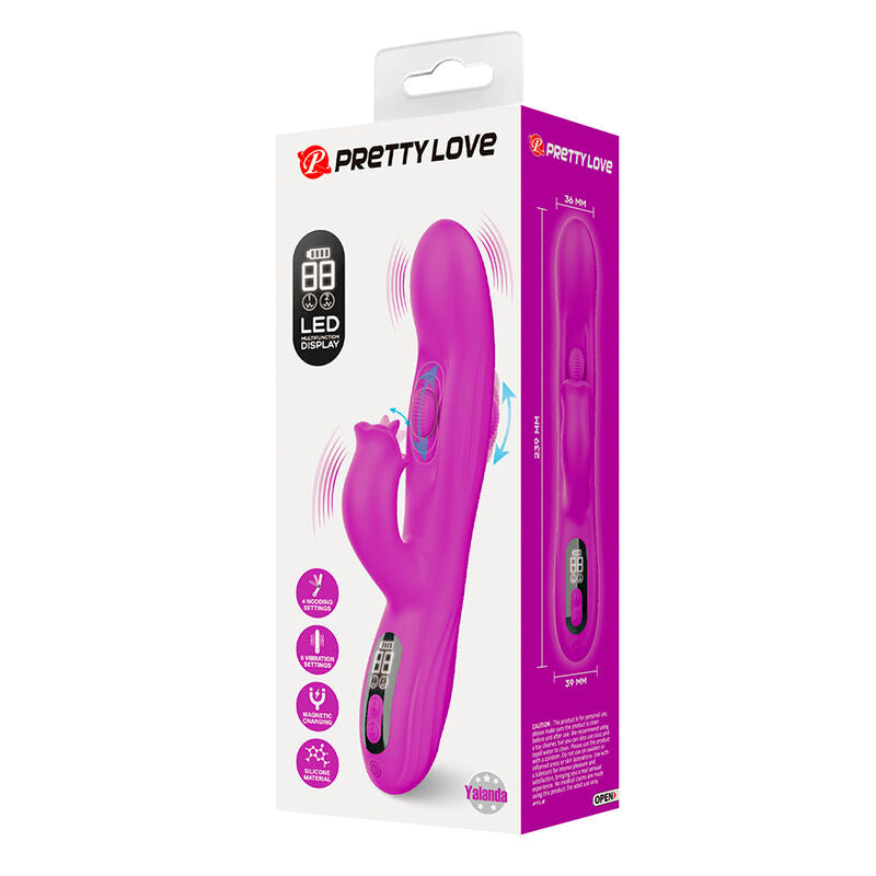 Vibratore Coniglio Pretty Love Yalanda — Viola