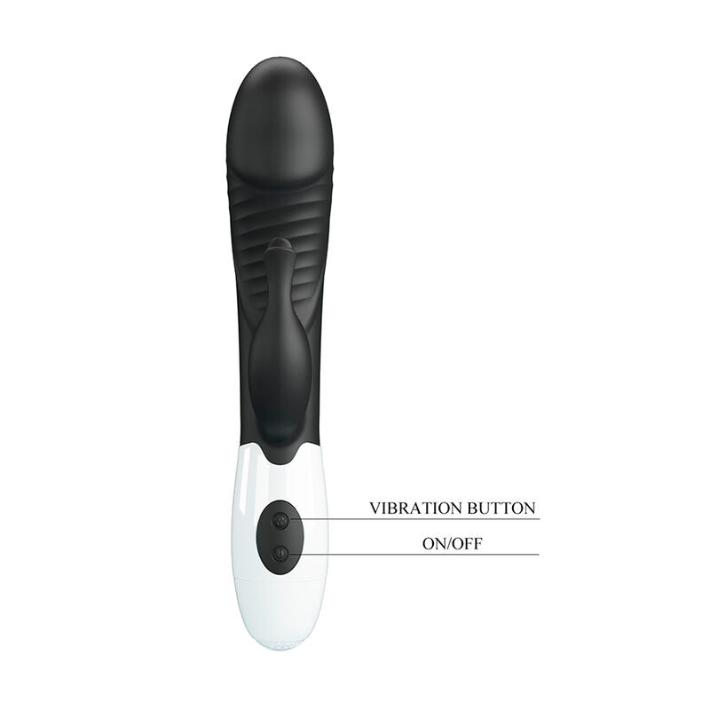 Vibratore a Coniglio Pretty Love Rasmussen — Nero