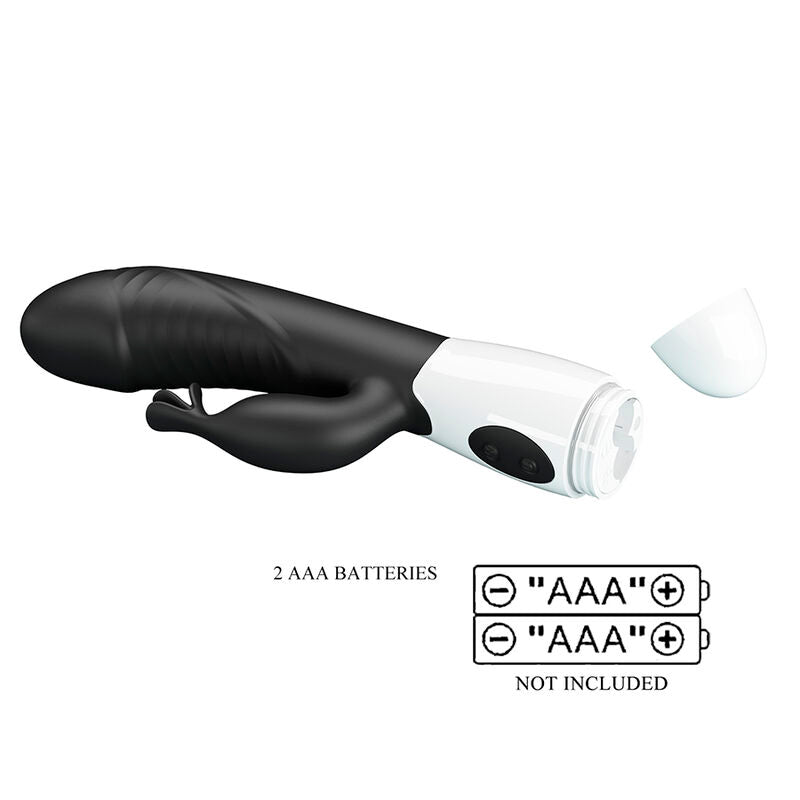 Vibratore a Coniglio Pretty Love Rasmussen — Nero
