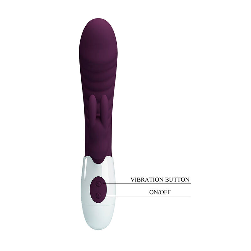 Vibratore a Coniglio Pretty Love Naughty Bunny — Viola