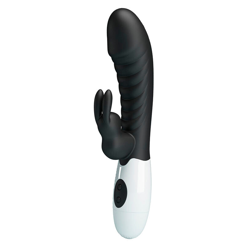 Vibratore a Coniglio Pretty Love Naughty Bunny — Nero