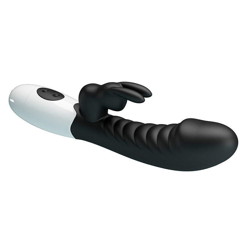 Vibratore a Coniglio Pretty Love Naughty Bunny — Nero
