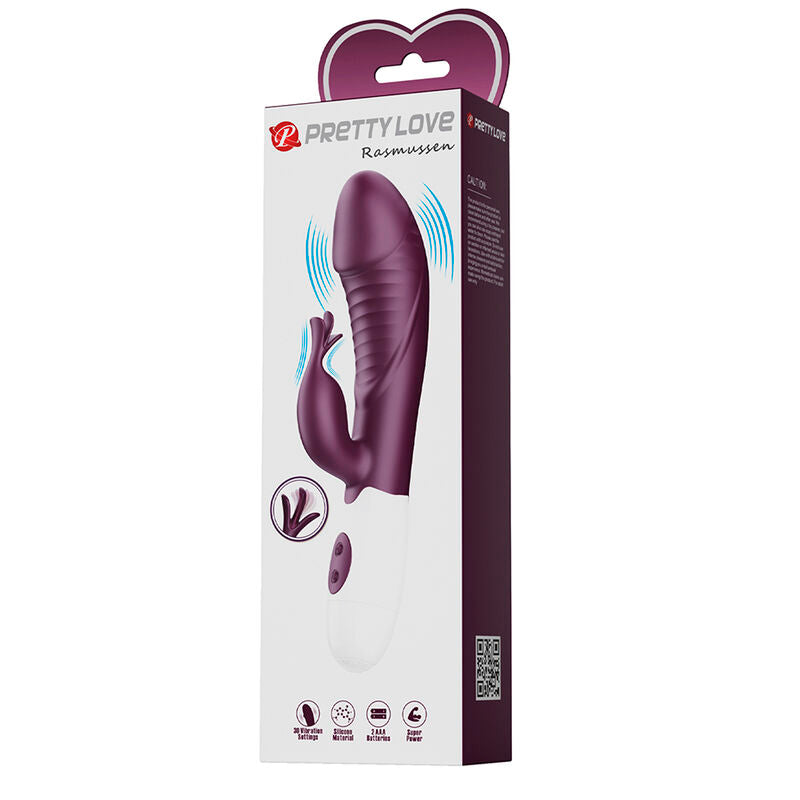 Vibratore a Coniglio Pretty Love Rogue Muse — Viola