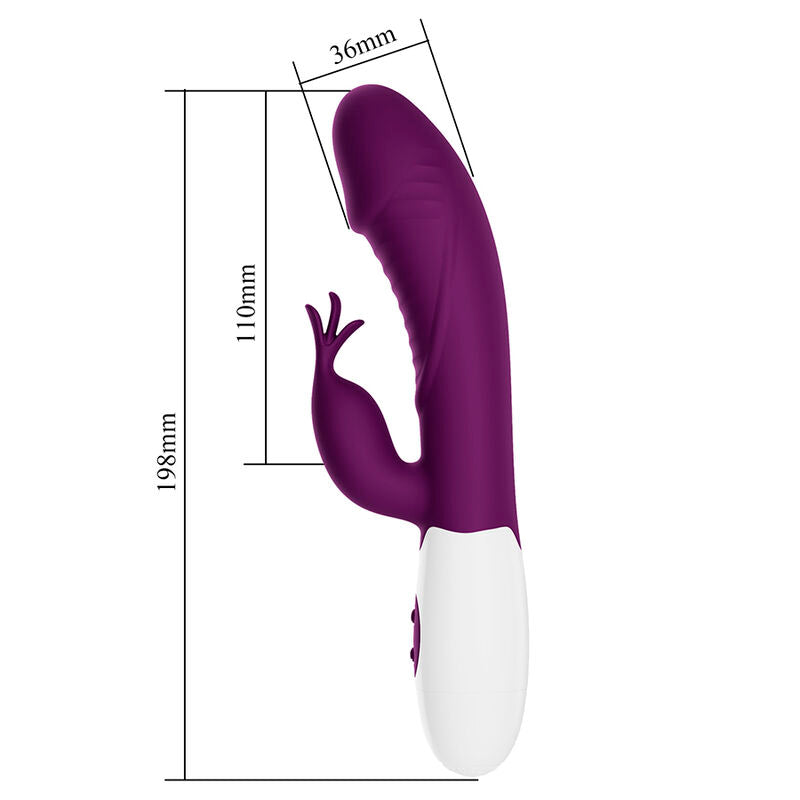 Vibratore a Coniglio Pretty Love Rogue Muse — Viola