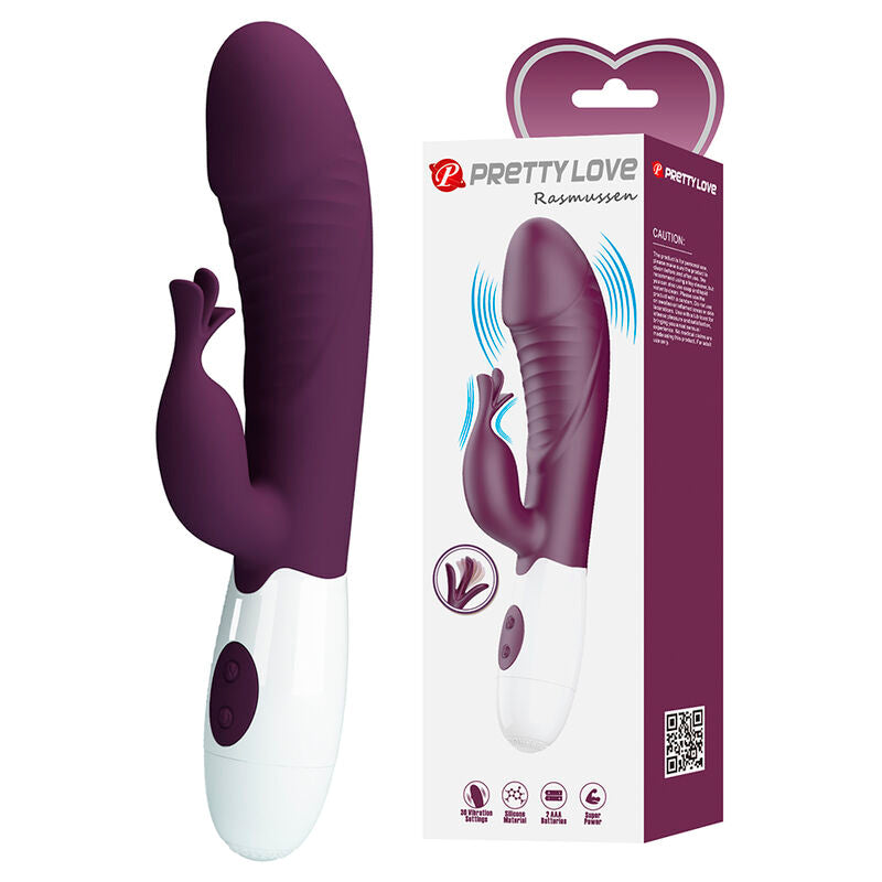 Vibratore a Coniglio Pretty Love Rogue Muse — Viola