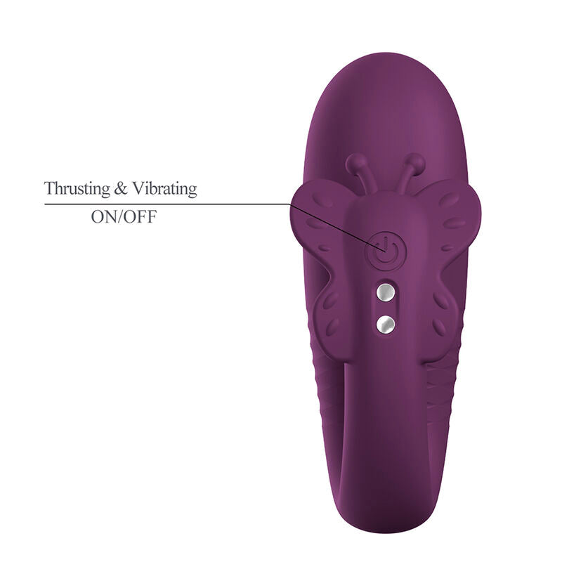 Vibratore a Uovo APP SERIES Klay con Spinta — Viola