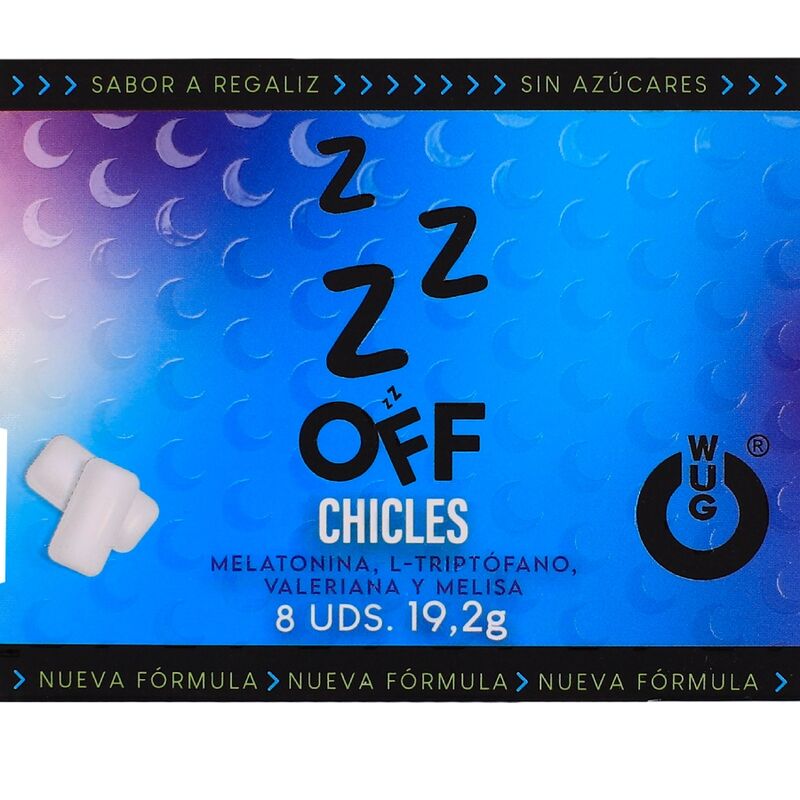 Gomme Funzionali WUG GUM Sleep — Liquirizia