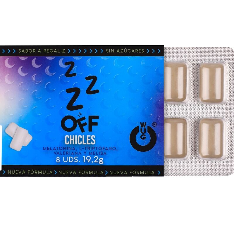 Gomme Funzionali WUG GUM Sleep — Liquirizia