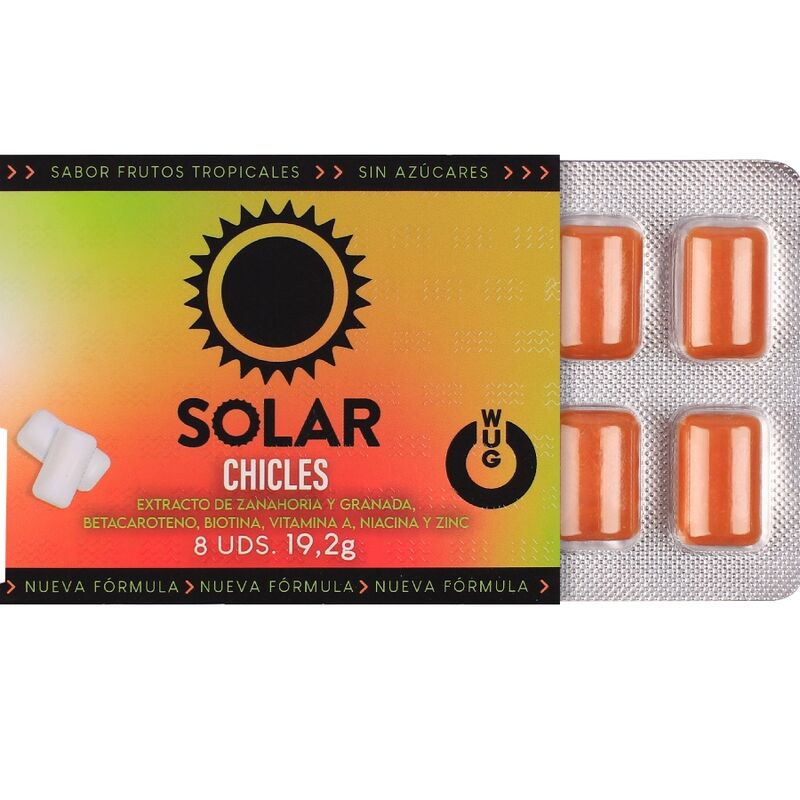 Gomme Funzionali WUG GUM Solar Tropicali — Confezione da 8