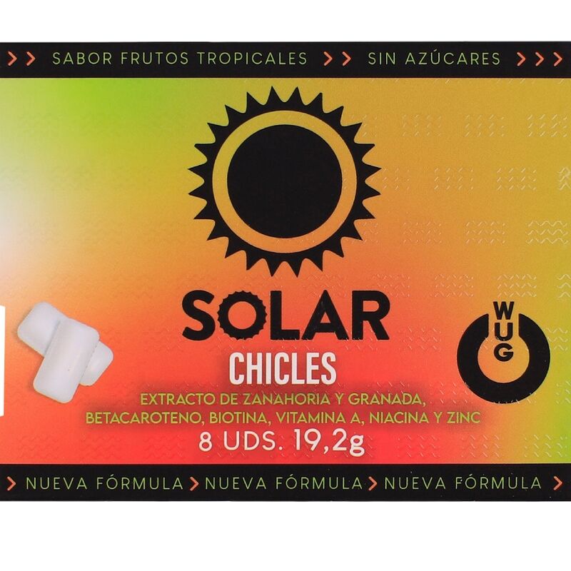 Gomme Funzionali WUG GUM Solar Tropicali — Confezione da 8