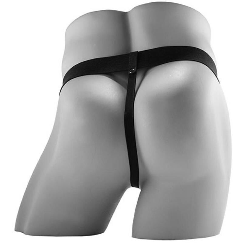 Strap-on Vibrante FETISH FANTASY SERIES Realistico con Sfere — Cavo