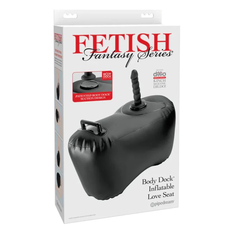 Cuscino Sessuale Gonfiabile FETISH FANTASY SERIES Body Dock — Nero