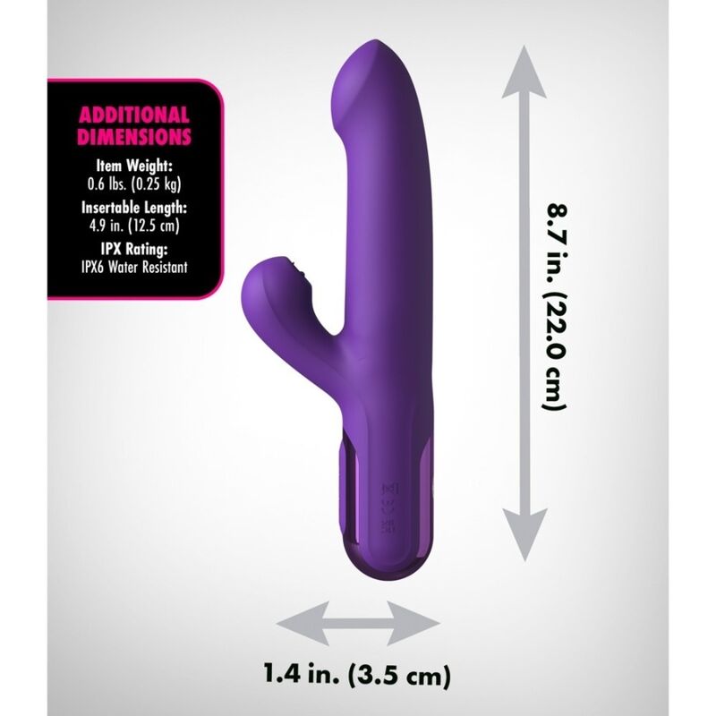 Vibratore Rabbit Fantasy for Her Super Sonix Thruster — Viola