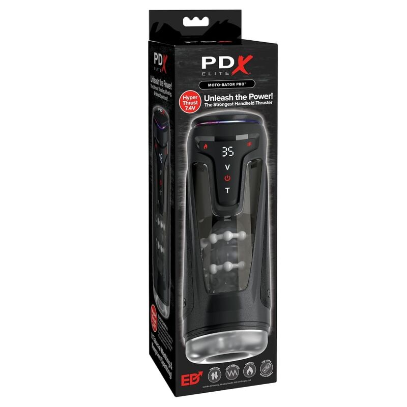 Masturbatore Automatico PDX ELITE Moto-Bator Pro — Nero