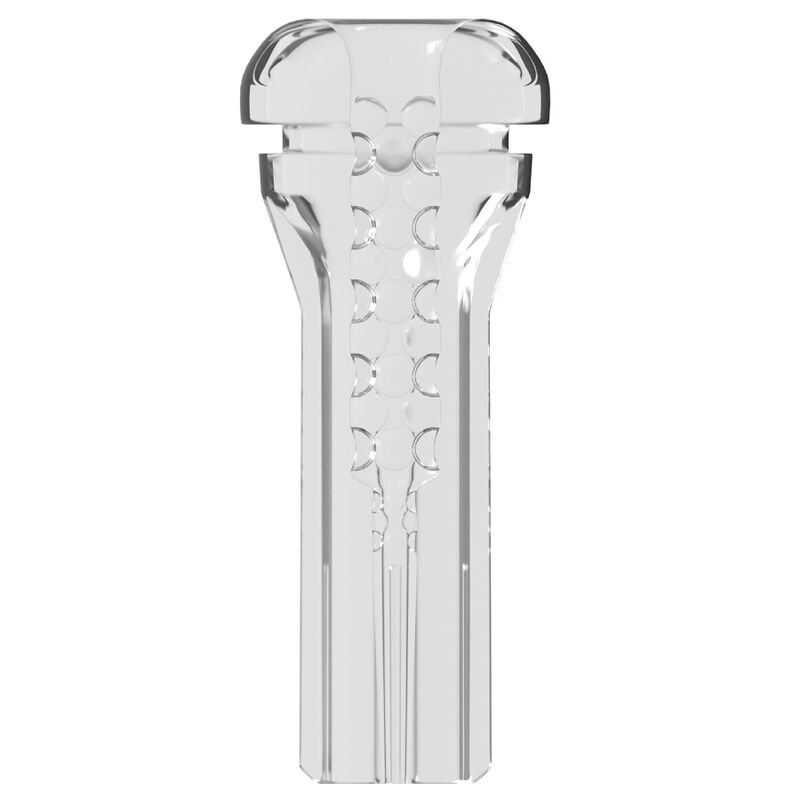 Masturbatore PDX Elite Viewtube XXL LED Trasparente — 27,3 cm
