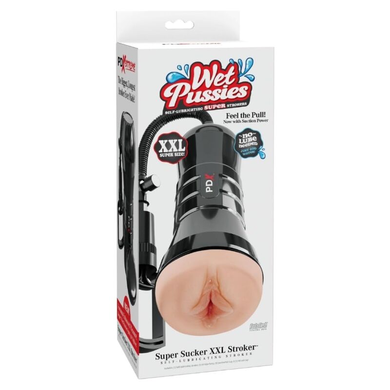 Masturbatore Vagina PDX Extreme Wet Pussies XXL — Trasparente