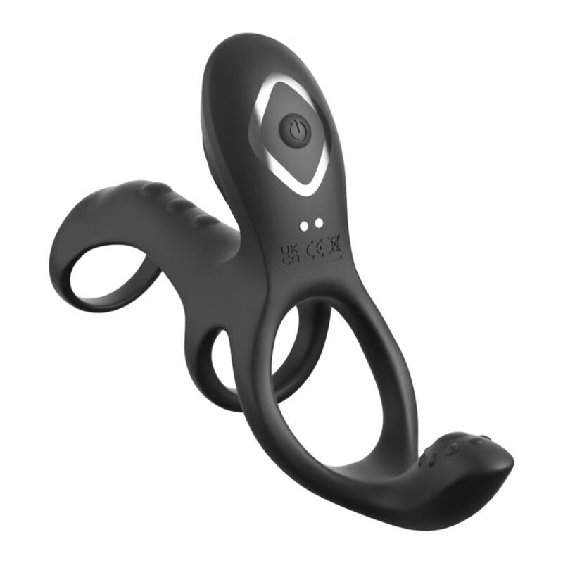 Anello Vibrante per Coppie FANTASY C-RINGZ Ultimate Couples Cage — Nero