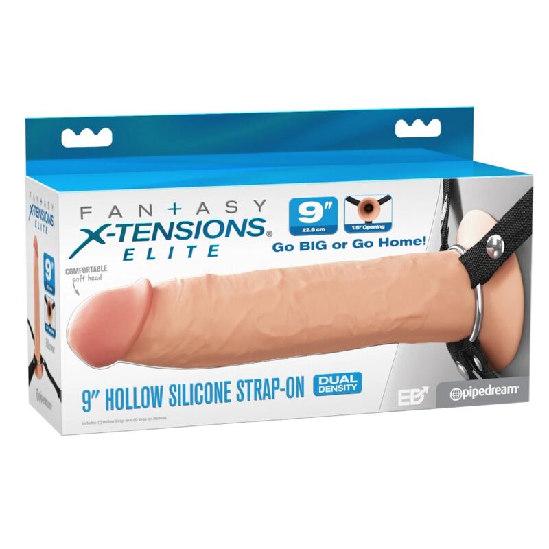 Strap-On Cavo Realistico Fantasy X-Tensions Elite 24,1 cm — Silicone