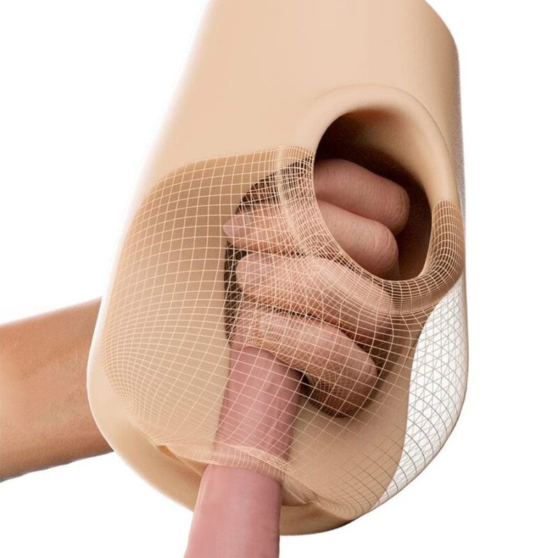Masturbatore Maschile PDX PLUS+ Realistic Vagina Pussy Pounder — 18 cm