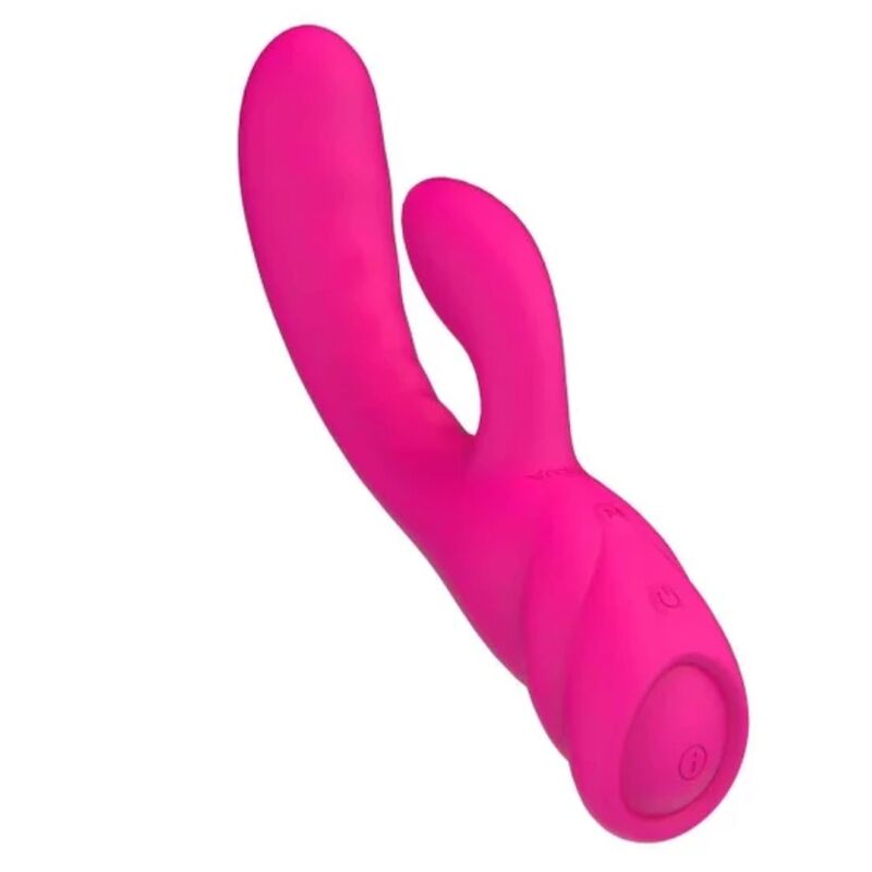 Vibratore Punto G Nalone Pure X2 Magic Stick Rabbit — Rosa
