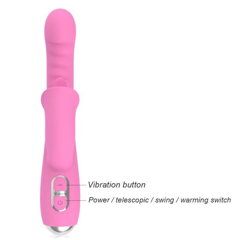 Vibratore Coniglio Nalone T-May Magic Stick — Rosa