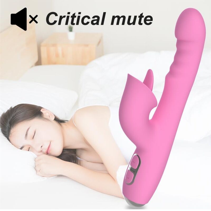 Vibratore Coniglio Nalone T-May Magic Stick — Rosa