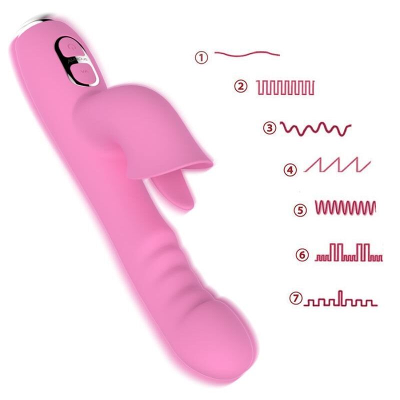 Vibratore Coniglio Nalone T-May Magic Stick — Rosa