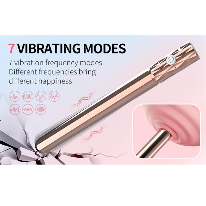 Vibratore Rabbit Nalone Tia Magic Stick — Rosa