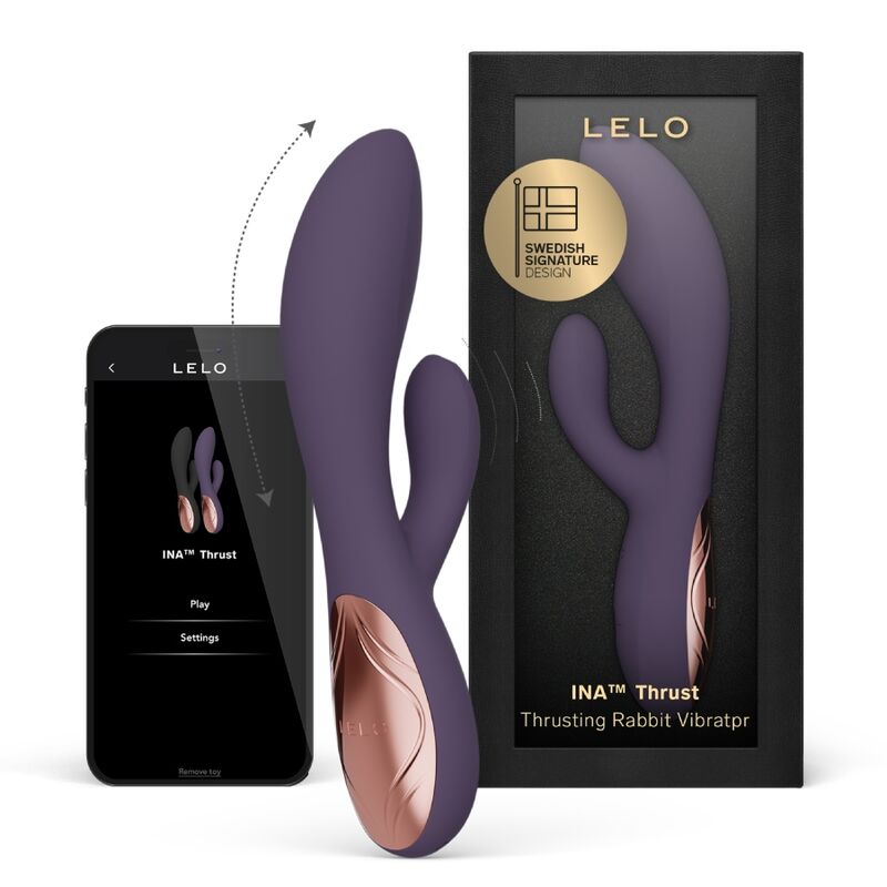Vibratore a Spinta Rabbit LELO Ina — Viola