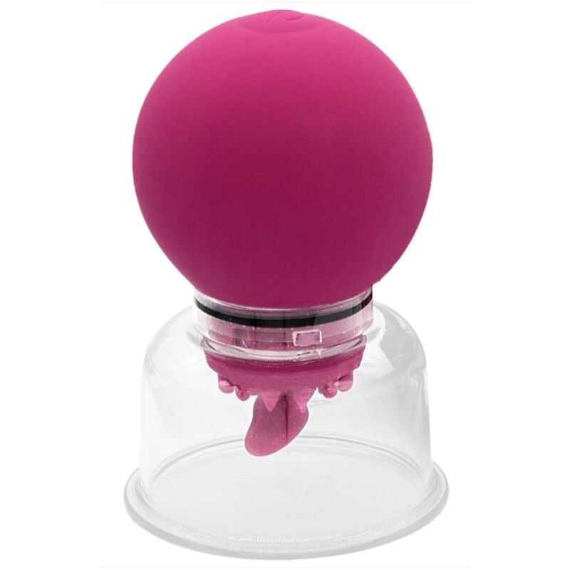 Pompa Vibrante e Rotante She.E.O per Capezzoli e Clitoride — Rosa