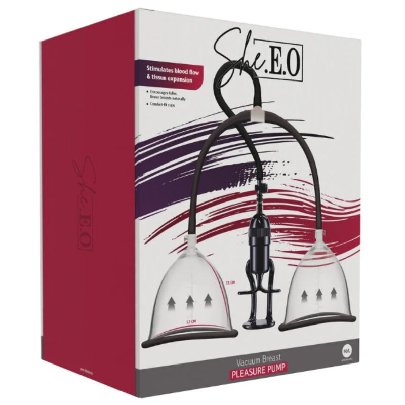 Tiralatte a Vuoto She.E.O - Per Stimolazione e Aumento Temporaneo — M/L