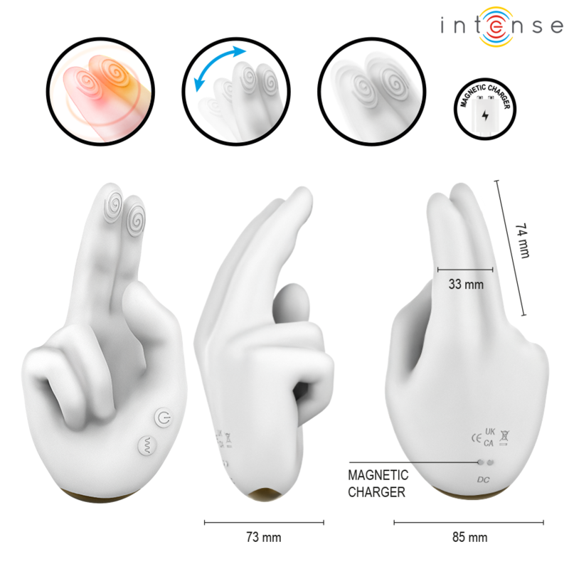 Stimolatore Multifunzione INTENSE Jimmy — Nero