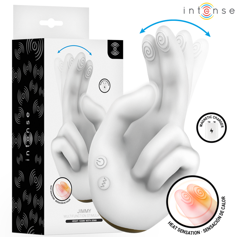 Stimolatore Multifunzione INTENSE Jimmy — Nero
