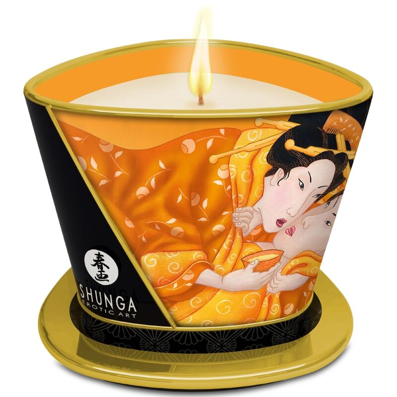 Candela da Massaggio Shunga Mango 170 ml — Giallo