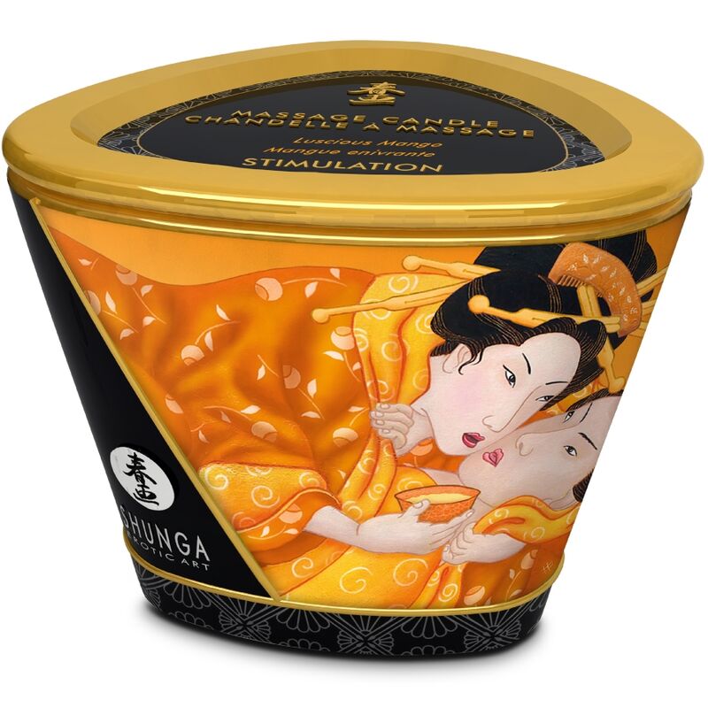 Candela da Massaggio Shunga Mango 170 ml — Giallo