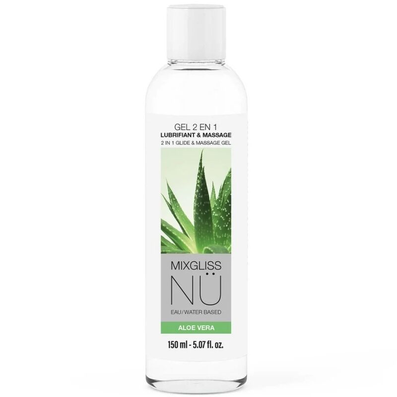Gel Lubrificante e Massaggiante Mixgliss N&Uuml; Aloe Vera 2 in 1 — 150 ml