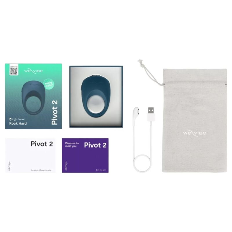 Anello Vibrante We-Vibe Pivot 2 We-Connect — Blu Notte