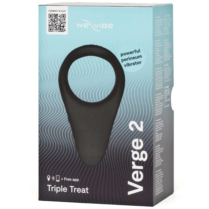 Anello Vibrante WE-VIBE Verge 2 We-Connect — Nero