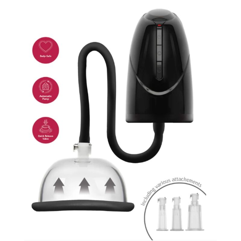 Pompa Vagina e Clitoride She.E.O Automatica — Nera