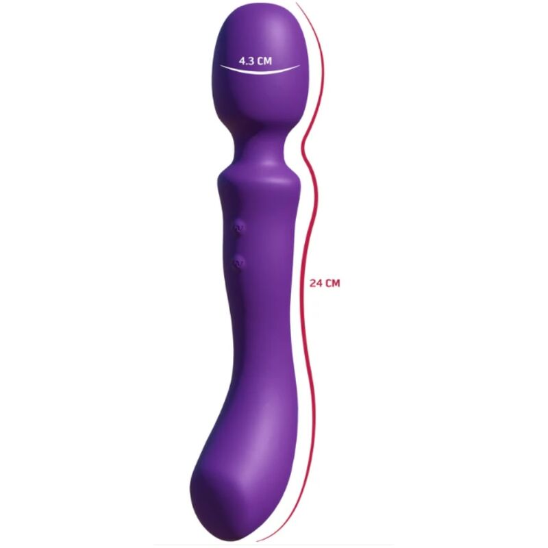 Vibratore Wand She.E.O Bacchetta Massaggiante Doppia — Viola