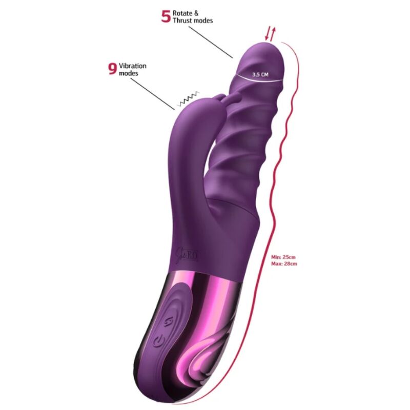 Vibratore Coniglio She.E.O Rabbit Swirl — Viola