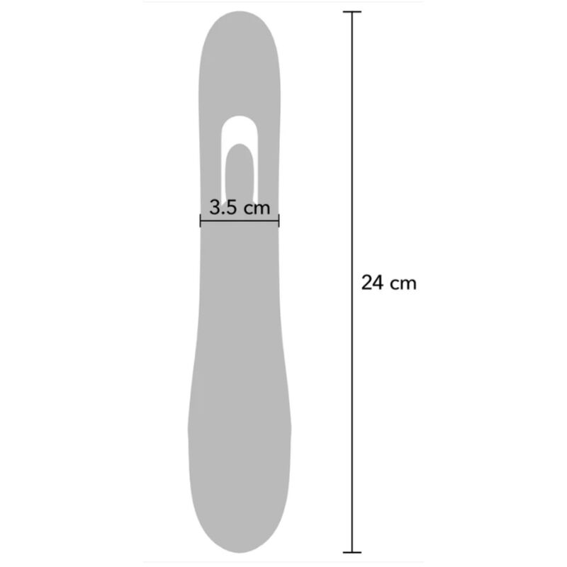 Vibratore Punto G She.E.O Rabbit Finger Motion — Viola
