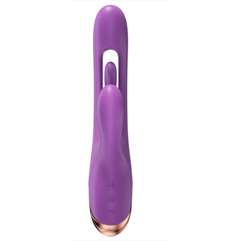 Vibratore Punto G She.E.O Rabbit Finger Motion — Viola