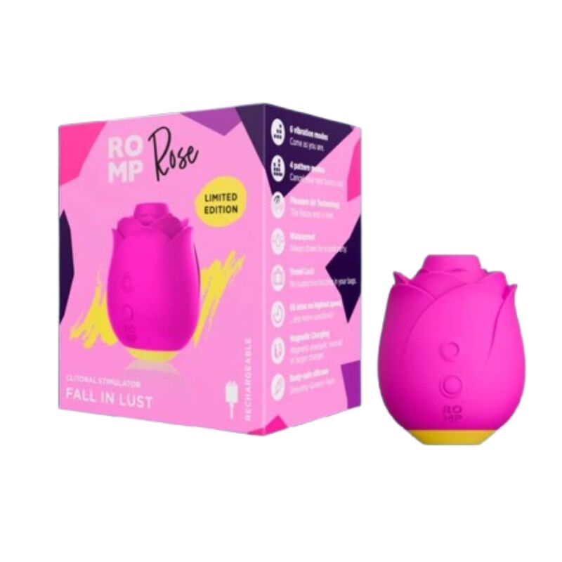 Stimolatore Clitorideo ROMP Rose 2.0 Pleasure Air — Rosa