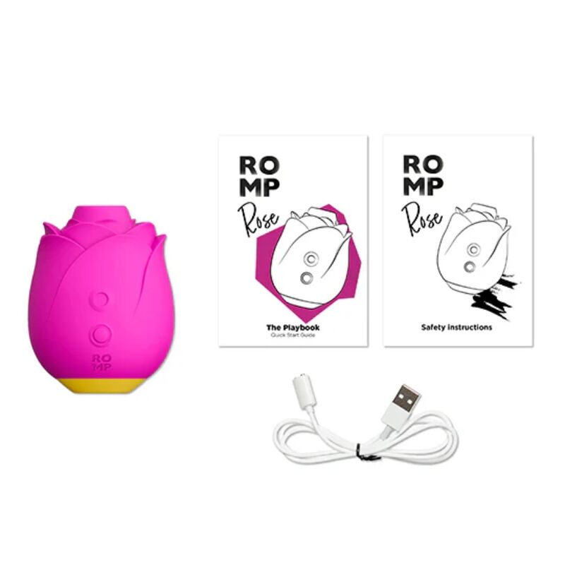 Stimolatore Clitorideo ROMP Rose 2.0 Pleasure Air — Rosa