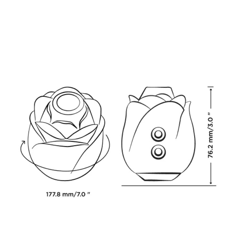 Stimolatore Clitorideo ROMP Rose 2.0 Pleasure Air — Rosa
