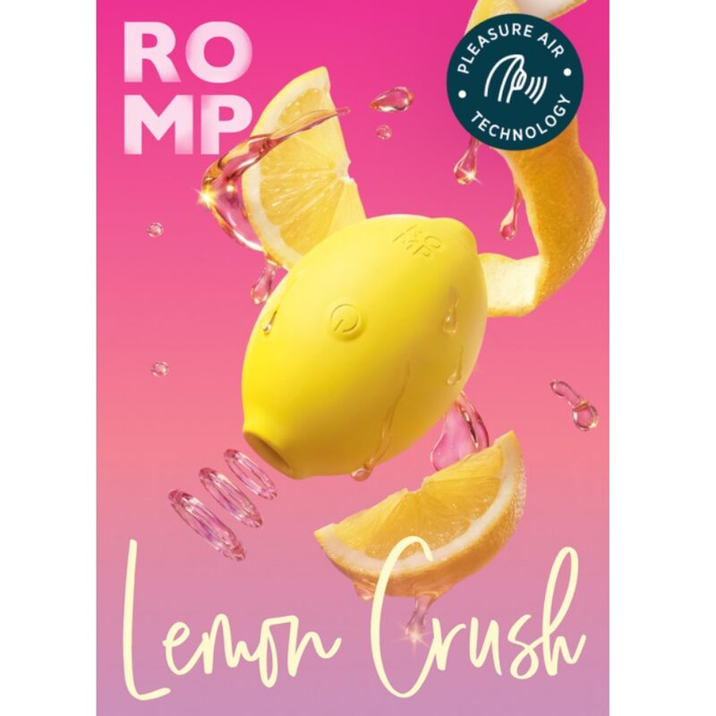 Stimolatore Clitorideo ROMP Lemon Crush Pleasure Air — Giallo