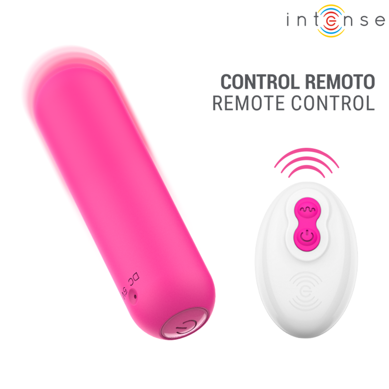 Vibratore Proiettile INTENSE JUDY con Telecomando — Rosa