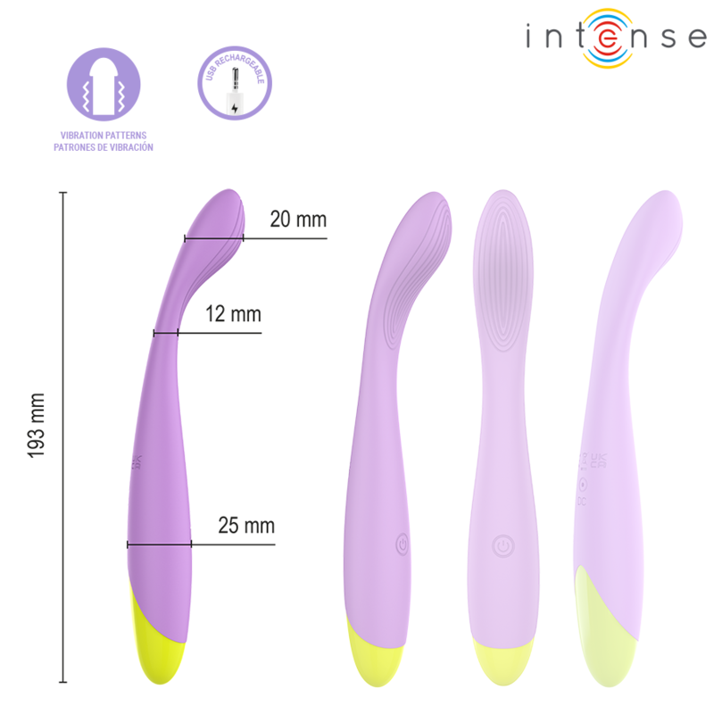 Stimolatore Punto G Intense Lucca Flessibile — Ricaricabile USB