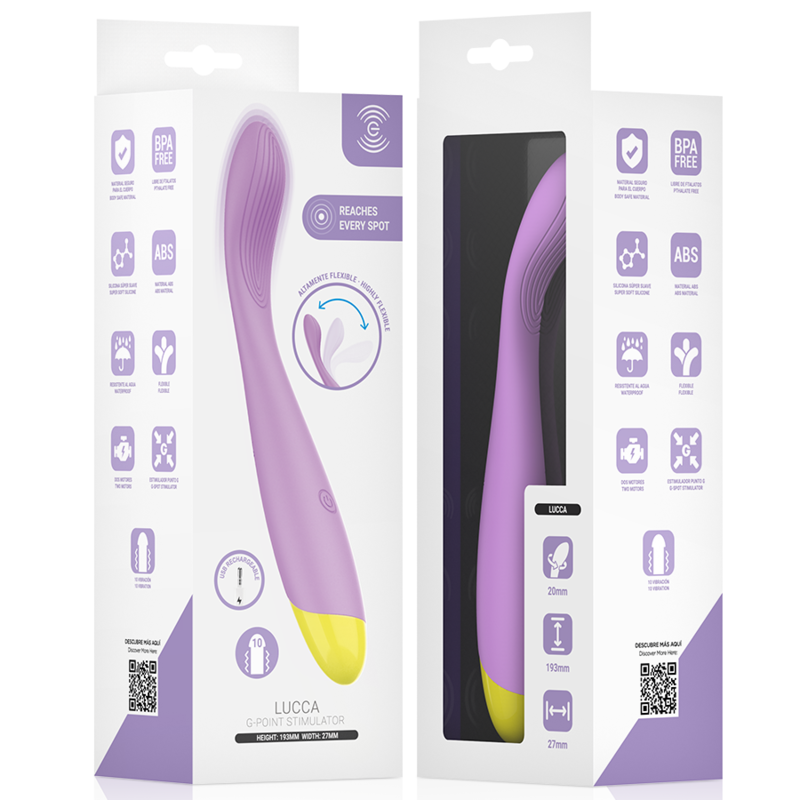 Stimolatore Punto G Intense Lucca Flessibile — Ricaricabile USB